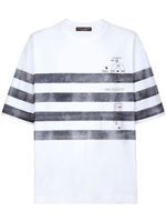 Dolce & Gabbana t-shirt en coton à rayures - Blanc