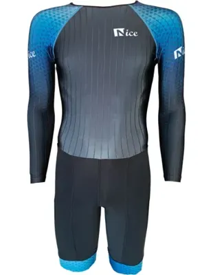 Nice Inline Suit Skeelerpak Lange Mouwen (blauw/zwart) 160 / Xs Blauw / Zwart Nice Inline Suit Skeelerpak Lange Mouwen (blauw/zwart) 160 / Xs Blauw / Zwart