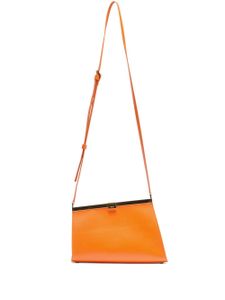 Nº21 petit sac porté épaule Jeanne en cuir - Orange