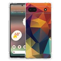 Google Pixel 6A Shockproof Case Polygon Color - thumbnail