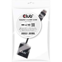 Club 3D Club 3D DisplayPort 1.2 to HDMI 2.0 UHD Active Adapter - thumbnail