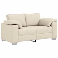 vidaXL 120 cm Linnen Loveset Bank