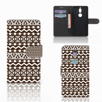 Nokia 7 Telefoon Hoesje Aztec Brown Nokia 7 Telefoon Hoesje Aztec Brown