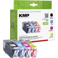 KMP Inktcartridge vervangt Canon PGI-525PGBK, CLI-526C, CLI-526M, CLI-526Y Compatibel Combipack Zwart, Cyaan, Magenta, Geel C81V 1513,0050 - thumbnail