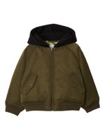 Burberry Kids veste bomber à capuche - Vert - thumbnail