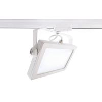 Deko Light Flood 230V-railsysteem lamp LED vast ingebouwd 30 W Energielabel: F (A - G) LED Verkeerswit (RAL 9016)