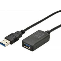 Digitus DA-73104 USB-kabel 5 m USB 3.2 Gen 1 (3.1 Gen 1) USB A Zwart - thumbnail