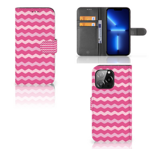 iPhone 13 Pro Telefoon Hoesje Waves Pink