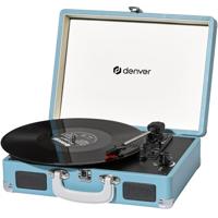 Denver Platenspeler - Ingebouwde Speakers - Incl. PC Software - Auto-stop - Retro - VPL120 - Blauw