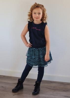 Quapi Meisjes jurk - Fania - Donker blauw