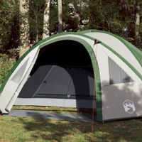 Tent 4-persoons 300x250x132 cm 185T taft groen