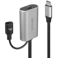 LINDY USB-kabel USB 3.2 Gen1 (USB 3.0 / USB 3.1 Gen1) USB-C stekker, USB-C bus 5.00 m Zwart 43271