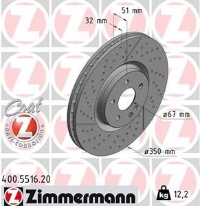 Remschijf Coat Z 400551620