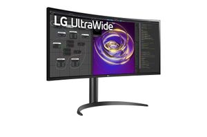 LG 34WP85CP-B LED display 86,4 cm (34") 3440 x 1440 Pixels UltraWide Quad HD Zwart