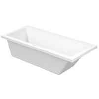 Duravit Vero bad acryl rechthoekig met rugsteun rechts 170x70x46cm wit 700132000000000 - thumbnail