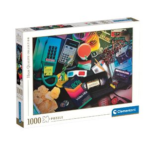 Clementoni Puzzel Eighties Nostalgie 1000 Stukjes