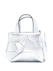 Acne Studios mini sac cabas Musubi à design métallisé - Argent