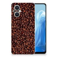 OPPO Reno8 Lite Siliconen Case Koffiebonen