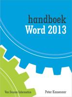 Van Duuren Media Handboek Word 2013 softwareboek & -handleiding Nederlands 336 pagina's