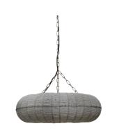 PTMD Hanglamp 'Lize', Glas, 51 x 17cm, kleur Transparant