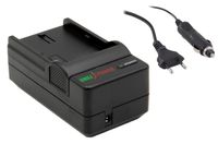 ChiliPower Sony NP-BD1 / NP-FD1 oplader - stopcontact en autolader