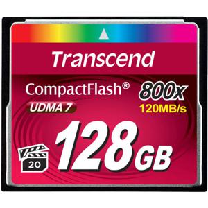 Transcend 128GB 800x CF CompactFlash MLC