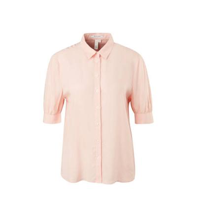 Q/S designed by geweven blouse zalmroze