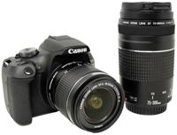 Canon EOS 2000D EF-S 18-55 IS II Kit Digitale spiegelreflexcamera Incl. EF-S 18-55 mm IS II lens 24.1 Mpix Zwart Optisc