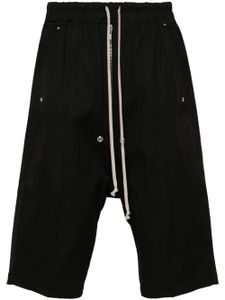 Rick Owens drop-crotch bermuda shorts - Noir