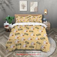 halloween spook pompoen bedrukt 3-delige donzen dekbedovertrekset hotel slaapkamer kamer luxe beddengoed comfortabele set 1 donzen dekbedset 2 kussenslopen queensize bed set 2-delige set 3-delige Lightinthebox