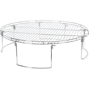 BBQ collection/barbecue rooster grill - rond - opzet verhoger - metaal - Dia 65 x H17 cm   -