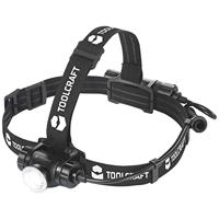 Toolcraft TO-7838472 SMD LED Koplamp Batterij Werkt 1000 lm 5,5 h TO-7838472