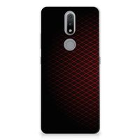 Nokia 2.4 TPU bumper Geruit Rood