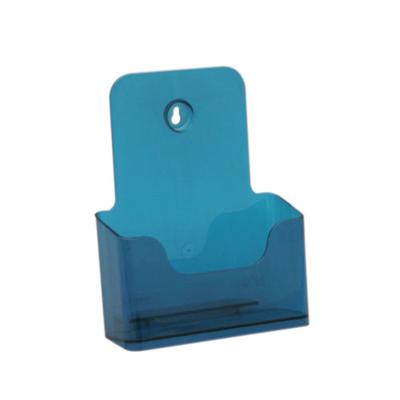 Folderdisplay A5 transparant neon blauw Folderdisplay A5 transparant neon blauw