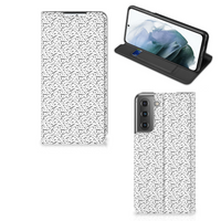 Samsung Galaxy S21 FE Hoesje met Magneet Stripes Dots - thumbnail