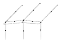 Dorema Frame Voortent President/Smaragd Staal Easygrip 25mm