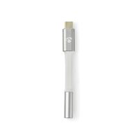 Nedis CCTB65950AL008 USB adapter USB-C male - 3.5mm female aluminium - thumbnail