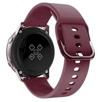 By Qubix - Compatible met Garmin Venu 2 / Garmin Venu 3 - Siliconen sportband - Bordeaux - Compatible Garmin bandje - Bandbreedte: 22mm