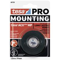 tesa Mounting PRO ACX+ 66728-00000-00 Montagetape Zwart (l x b) 1.5 m x 19 mm 1 stuk(s) - thumbnail