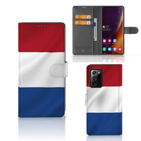 Samsung Galaxy Note20 Ultra Bookstyle Case Nederlandse Vlag - thumbnail