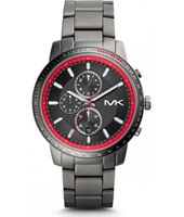 Horlogeband Michael Kors MK8363 Roestvrij staal (RVS) Antracietgrijs 22mm - thumbnail