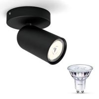 Philips Pongee Opbouwspot - 1x Philips LED Scene Switch