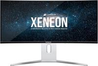CORSAIR XENEON 34WQHD240-C 34-Inch QD-OLED Curved Gaming Monitor - 3440 x 1440, 240Hz, 0,03ms GtG, G-SYNC Compatibel, FreeSync Premium, True Black HDR400, HDMI 2.1, DisplayPort 1.4, USB-C - Wit
