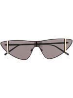 Saint Laurent Eyewear lunettes de soleil à monture oversize - Noir - thumbnail