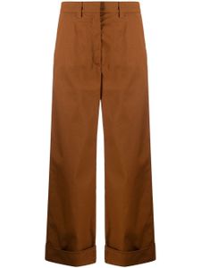 Kenzo pantalon à coupe ample - Marron