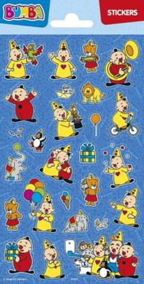 Studio 100 stickervel Bumba junior papier blauw/geel 26 stuks Studio 100 stickervel Bumba junior papier blauw/geel 26 stuks