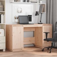 Bureau 140x50x75 cm massief grenenhout