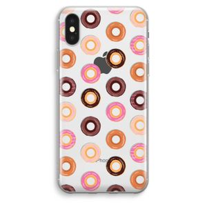 Donuts: iPhone XS Max Transparant Hoesje