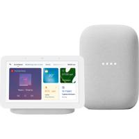 Google Nest Hub 2 Chalk + Nest Audio Chalk