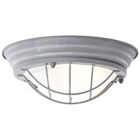 BRILLIANT lamp Typhoon wand- en plafondlamp 29 cm grijs beton/wit | 1x A60, E27, 30W, geschikt voor normale lampen (niet inbegrepen) | Schaal A ++ tot E | Geschikt voor LED-lampen